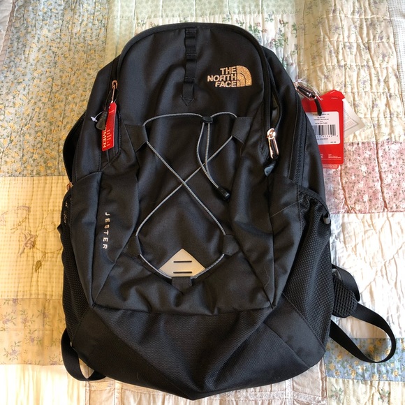 north face jester backpack rose gold